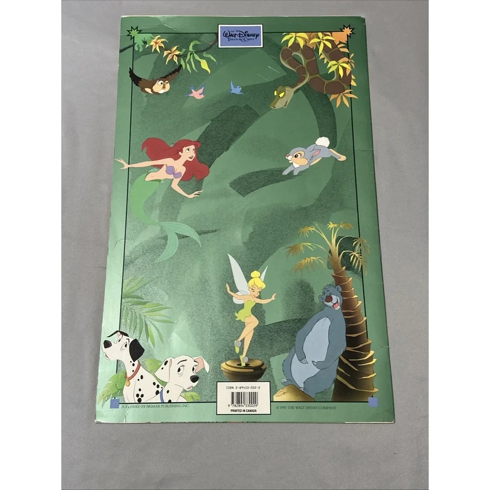 VTG The Walt Disney Treasure Chest 1991  4 Oversized Books in Folder!